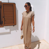 EULARIA BEIGE STAR DRESS