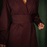 YOUR FAVORITE BURGUNDY BLAZER