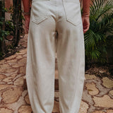 PRE-ORDER ICONA ECRU DENIM TWO-PIECE SET