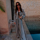 RISSANI MULTICOLOR CROCHET TWO-PIECE SET