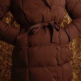 MARLENE BROWN PUFFER JACKET