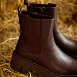 NASH BROWN LEATHER BOOTS