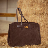 SANTA FE BROWN SUEDE BAG