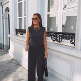 DANIKA DARK GREY TWO-PIECE SET