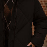 IMANI BLACK PUFFER COAT