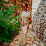 ZOCALO YELLOW TIE DYE DRESS