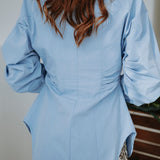 VALERIA LIGHT BLUE BLOUSE