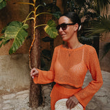 MORELIA ORANGE BLOUSE