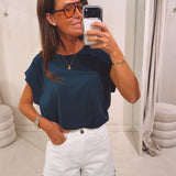 SOUIRA DARK BLUE T-SHIRT