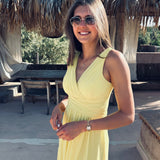 WARDA YELLOW ELEGANT DRESS