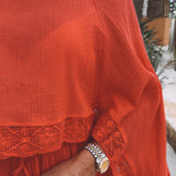 SOLLER RED TWO-PIECE SET