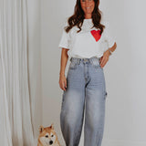 NOW OR NEVER LOVE TODAY WHITE T-SHIRT