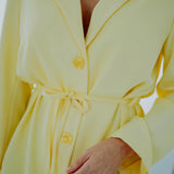 HELLO SPRING YELLOW BLAZER