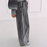 GREY BALLOON PANTS 9078-4