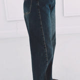 DARK BLUE BARREL JEANS 686-PF