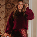 REVEL BORDEAUX SWEATER