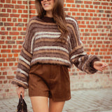 JACKSON BROWN SUEDE SHORT