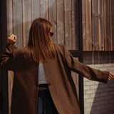 FALL IN THE AIR BROWN BLAZER