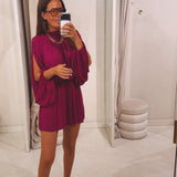 XENIA MAGENTA DRESS