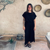 EL BOUDRIA BLACK BRAID DRESS