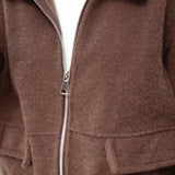 SADDLEWOOD BROWN ZIP JACKET