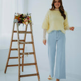 ISADORA YELLOW MOHAIR SWEATER