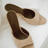 SARAH BEIGE HEELS