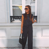 DANIKA DARK GREY TWO-PIECE SET