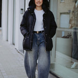 INDIE-JANE BLACK PUFFER JACKET