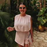 NOPAL LIGHT PINK PLAYSUIT
