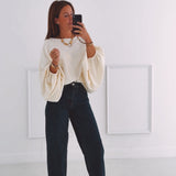 TRINLEY ECRU SWEATER