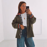 LENORA KHAKI ZIP JACKET