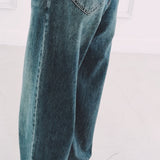 BLUE HEART BARREL JEANS A3574