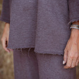 ODELE BROWN TWO-PIECE SET