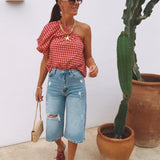 BLUE DENIM BERMUDA SHORT 8005-4
