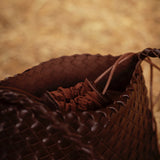 TWILIGHT BROWN WOVEN BAG