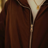 HELLO OCTOBER BROWN PUFFER JACKET