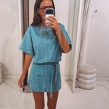 NELE BLUE DENIM DRESS