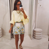 ANAELLE YELLOW BLOUSE