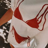 BIKINI WHITE T-SHIRT