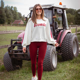 COZY & CHILL BORDEAUX LEGGING