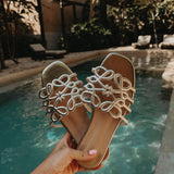 SUNWAVE GOLD SLIPPERS
