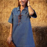 RODEO QUEEN BLUE DENIM DRESS