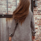 BAYOU BROWN STRIPED TWO-PIECE SET