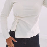 WYNOLA ECRU LONGSLEEVE SHIRT