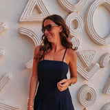 AZROU DARK BLUE JUMPSUIT