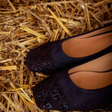 XELINNE DARK BLUE HEELS