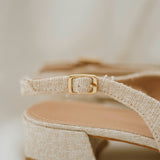 LOTTA BEIGE POINT TOE SLINGBACK