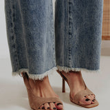 BLUE WIDE LEG JEANS 0069-12