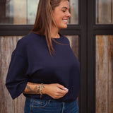 REESE DARK BLUE SOFT T-SHIRT